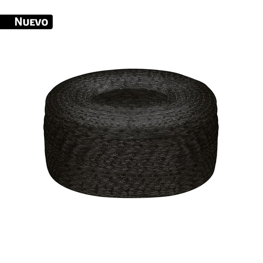 PIO-41KNN Piola de nylon paracord de 4mm, rollo, negro, 1kg, FIERO