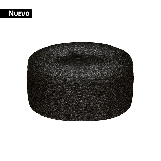 PIO-41KNN Piola de nylon paracord de 4mm, rollo, negro, 1kg, FIERO