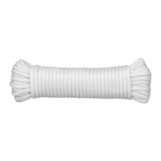 PIO-515P Piola de poliéster diamante de 5mmx15m blanca, madeja, FIERO