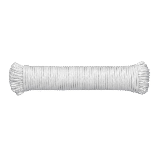 PIO-530P Piola de poliéster diamante de 5mmx30m blanca, madeja, FIERO