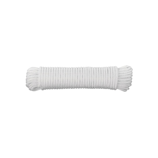 PIO-615P Piola de poliéster diamante de 6mmx15m blanca, madeja, FIERO