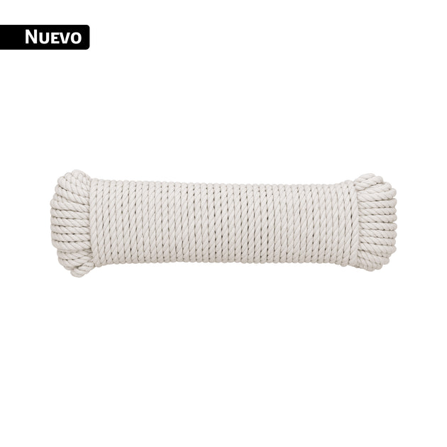 PIO-630A Piola de Algodón de 6 mm x 30 m natural, FIERO