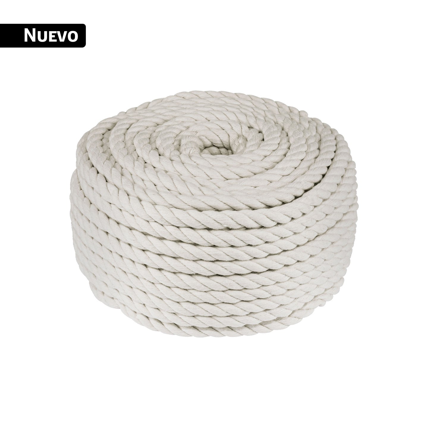 PIO-81KA Piola de algodón de 8 mm, rollo, natural, 1 kg, FIERO