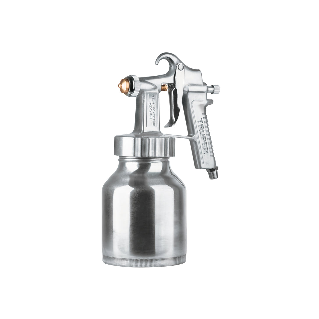 PIPI-200 Pistola p/pintar baja presión, 1.5 mm, pulida, entrada inf
