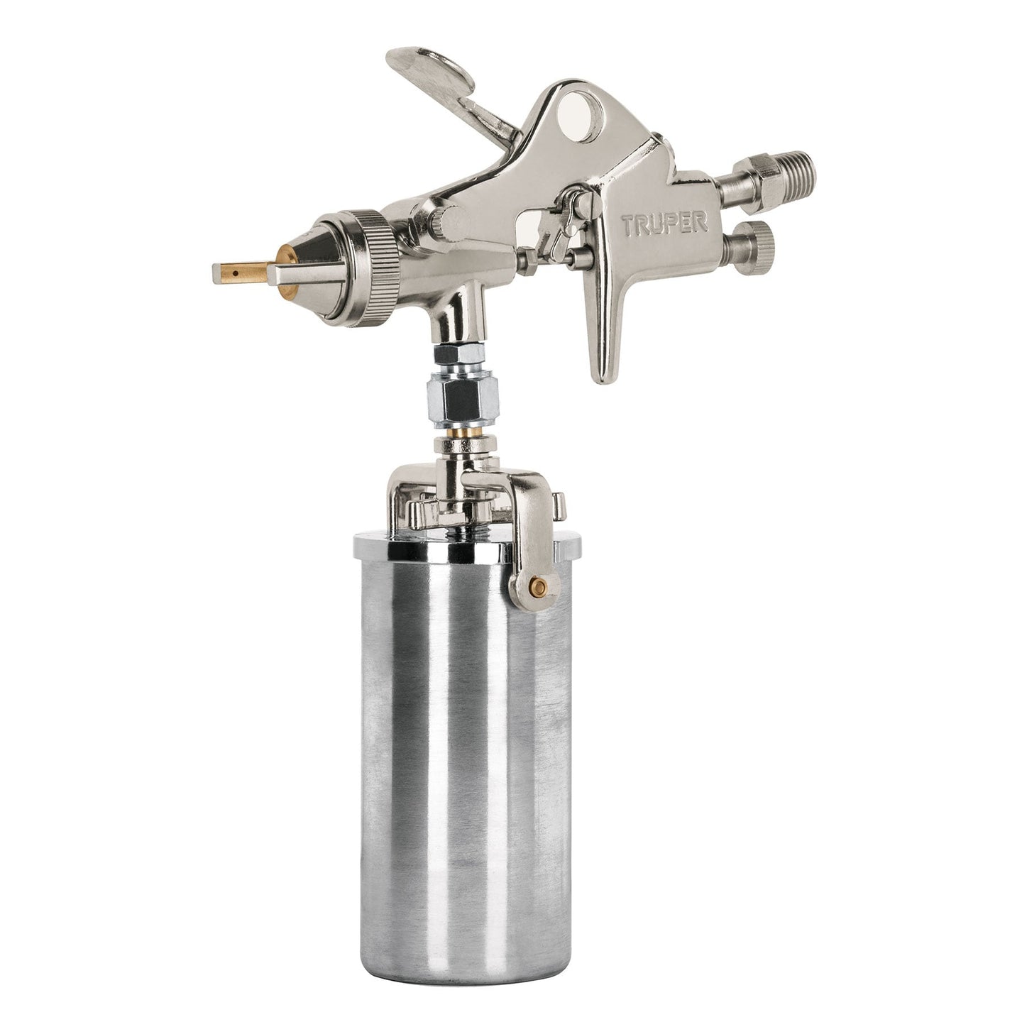 PIPI-300 Pistola compacta p/retoque HVHP vaso alum, 1.5 mm, Truper