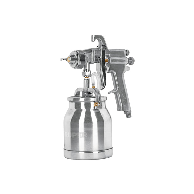 PIPI-310 Pistola p/pintar succión HVHP vaso alum, 1.8mm, 2 vál Truper