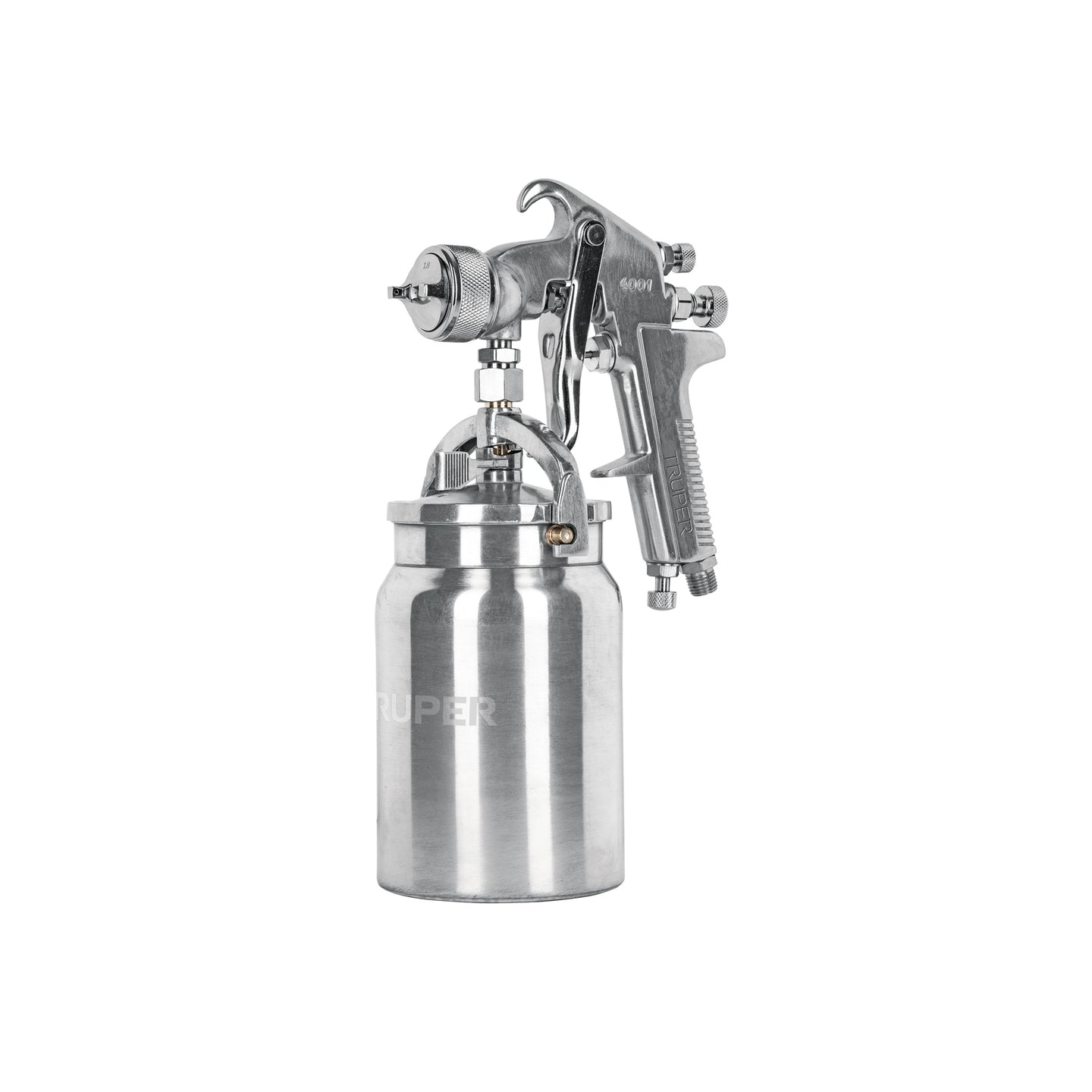 PIPI-320 Pistola p/pintar succión HVHP vaso alum, 1.8mm, 3 vál Truper