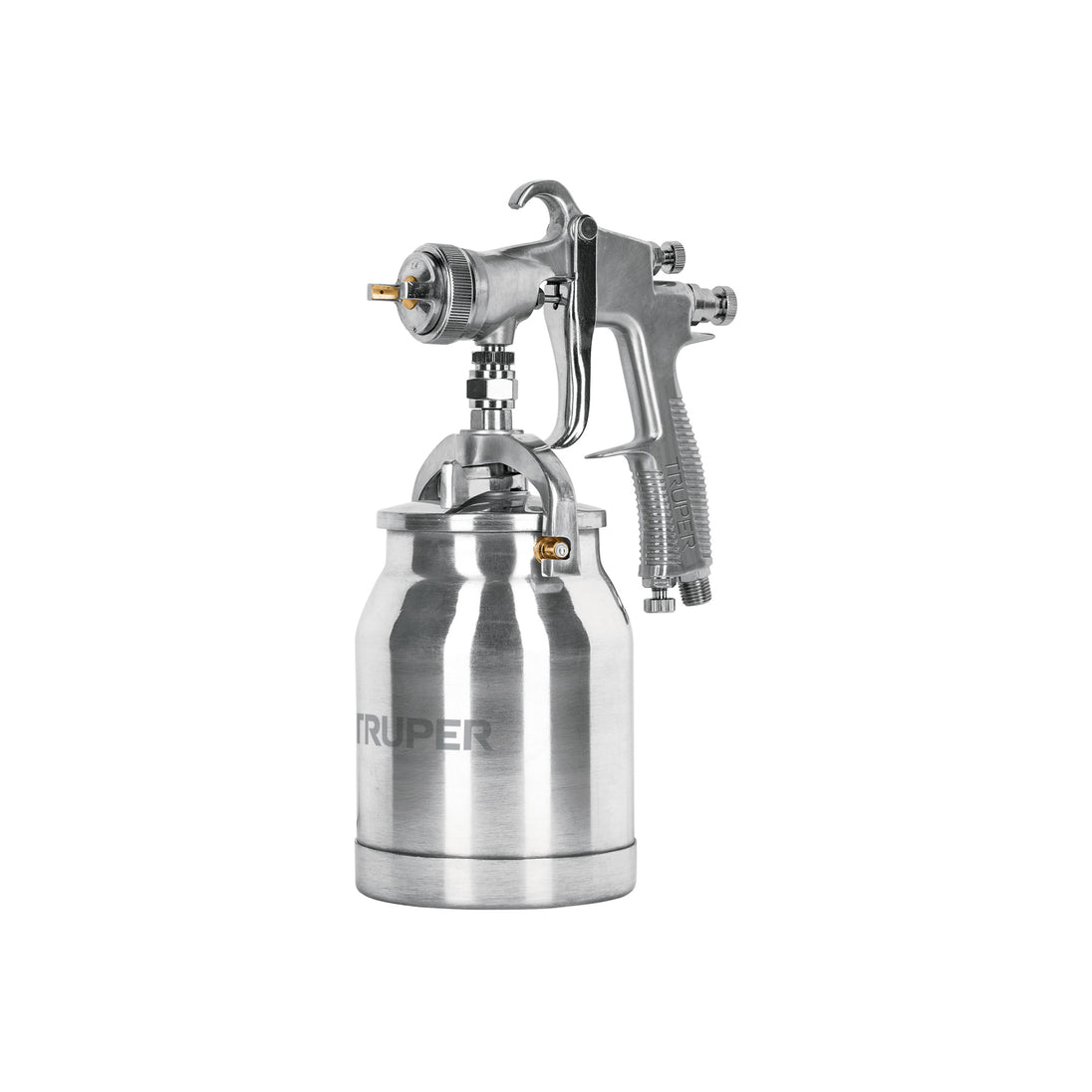 PIPI-330 Pistola p/pintar succión HVLP vaso aluminio, 1.4 mm, Truper