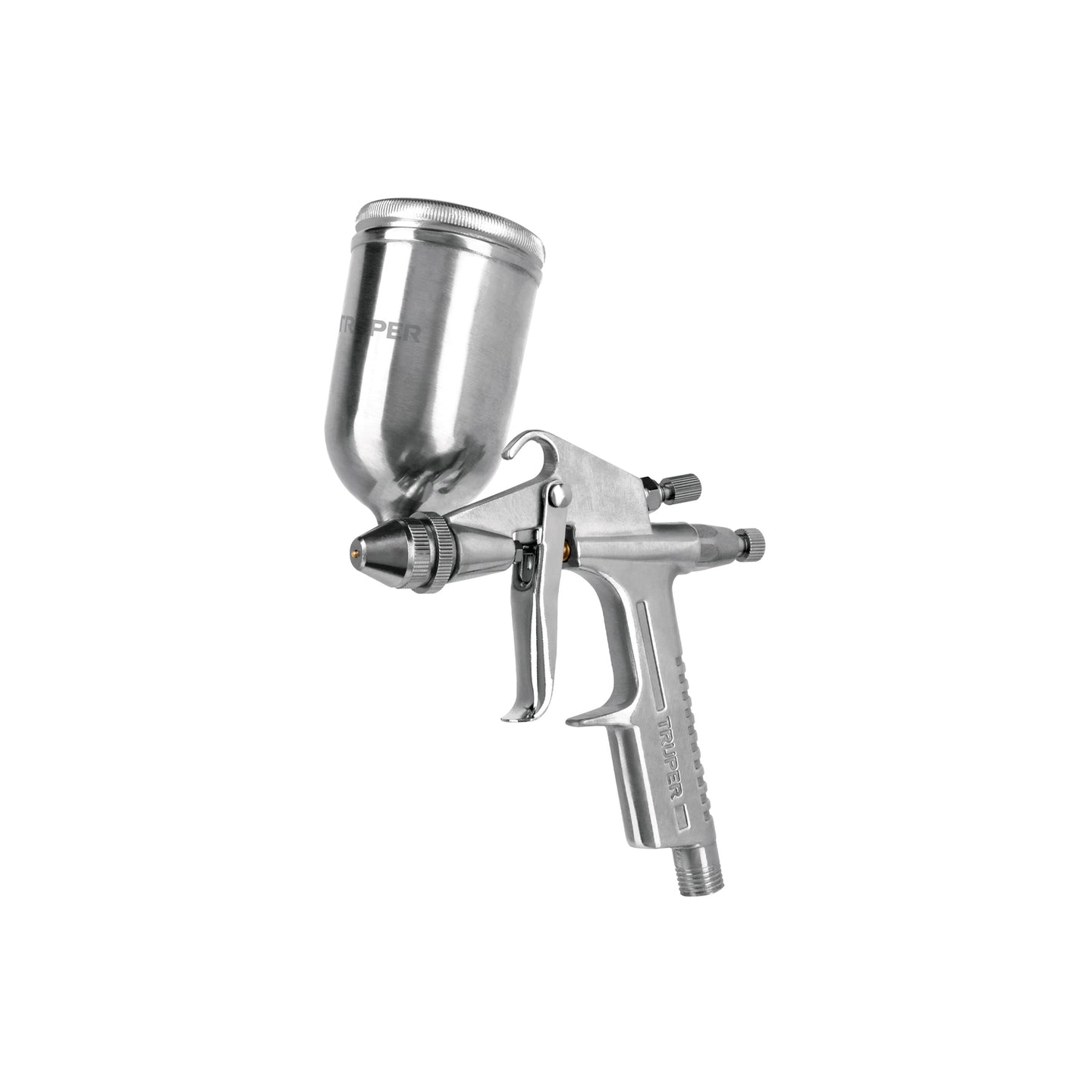 PIPI-400 Pistola para retoque LVMP vaso aluminio, 0.5 mm, TRUPER