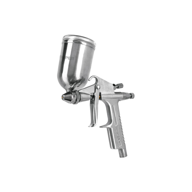 PIPI-400 Pistola para retoque LVMP vaso aluminio, 0.5 mm, TRUPER