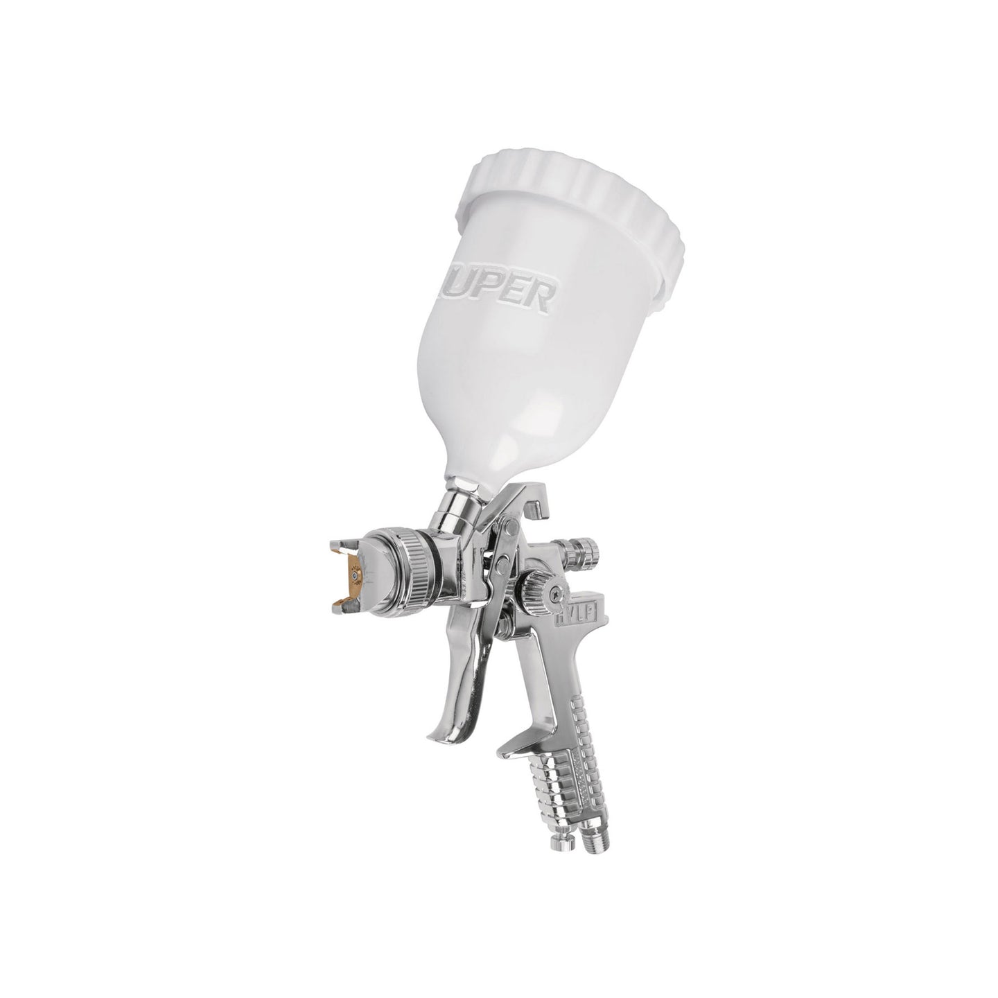 PIPI-442 Pistola p/pintar gravedad HVLP vaso plástico, 2 mm, Truper
