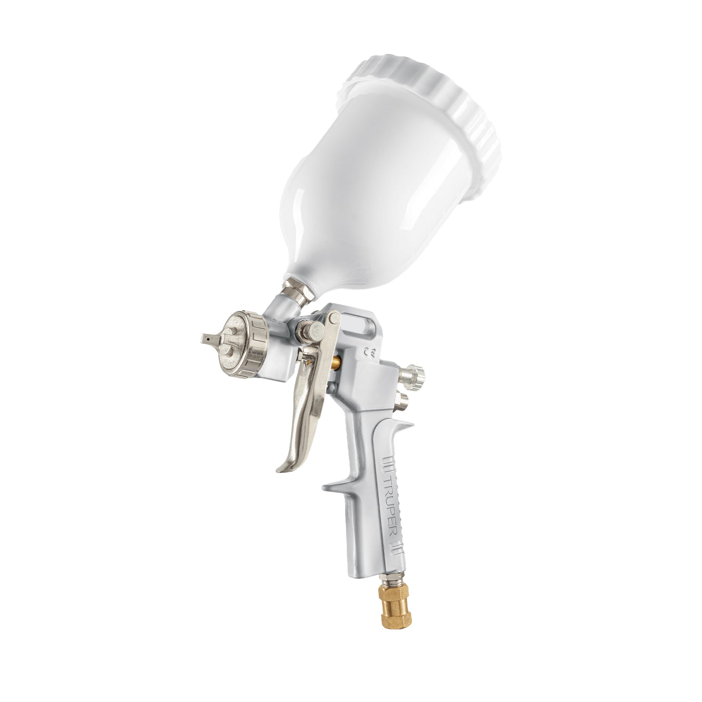 PIPI-502 Pistola p/pintar híbrida vaso plástico,1.5mm, TRUPER