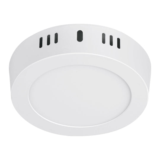 PLA-203LC Luminario LED plafón 6W 3000K, redondo, blanco, VOLTECK