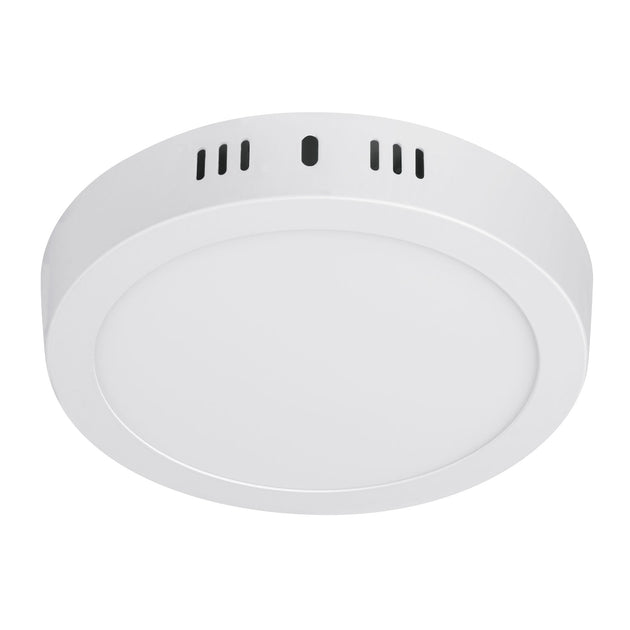 PLA-205LC Luminario LED plafón 12W 3000K, redondo, blanco, VOLTECK