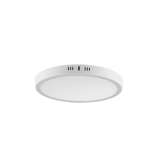 PLA-209L Luminario LED plafón 24W 6500K, redondo, blanco, VOLTECK