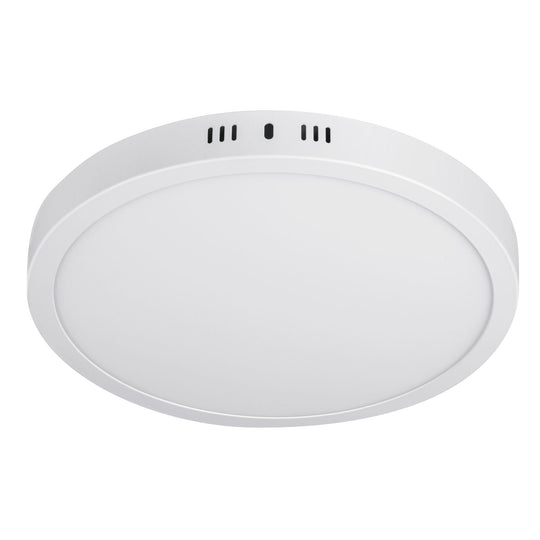 PLA-209LC Luminario LED plafón24W 3000K, redondo, blanco, VOLTECK
