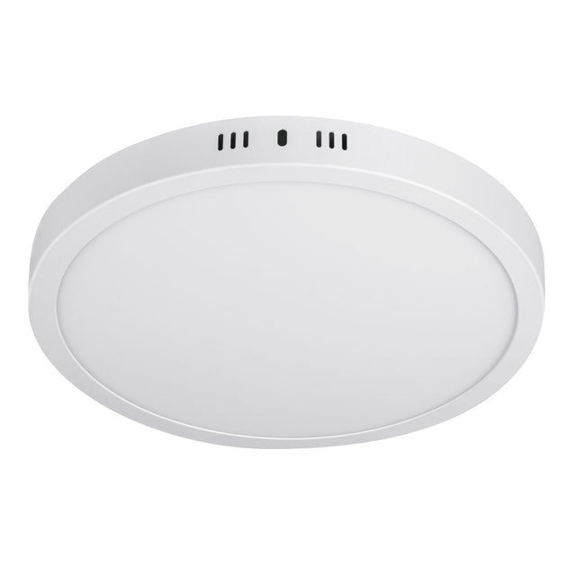 PLA-209LC Luminario LED plafón24W 3000K, redondo, blanco, VOLTECK