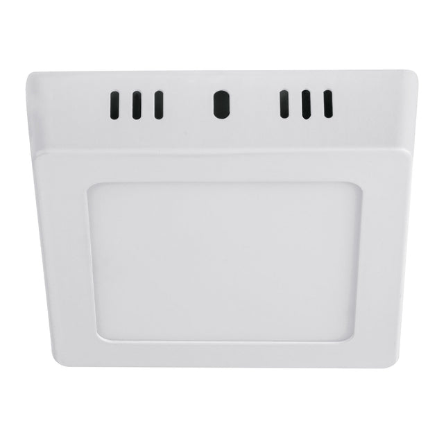 PLA-210L Luminario LED plafón 6W 6500K, cuadrado, blanco, VOLTECK