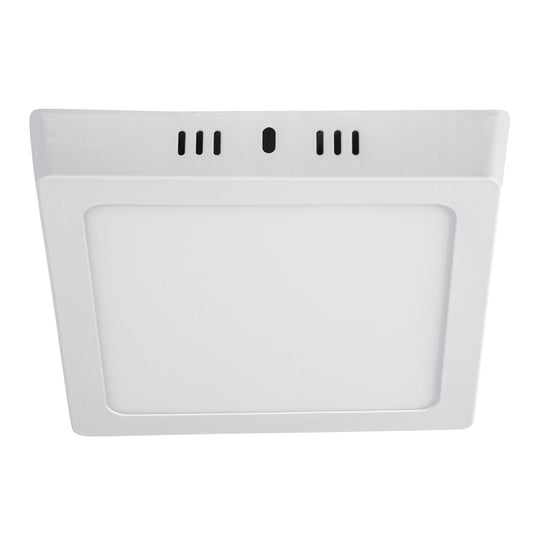 PLA-211L Luminario LED plafón 12W 6500K, cuadrado, blanco, VOLTECK