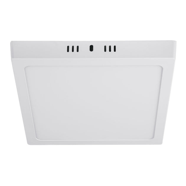 PLA-212L Luminario LED plafón 18W 6500K, cuadrado, blanco, VOLTECK