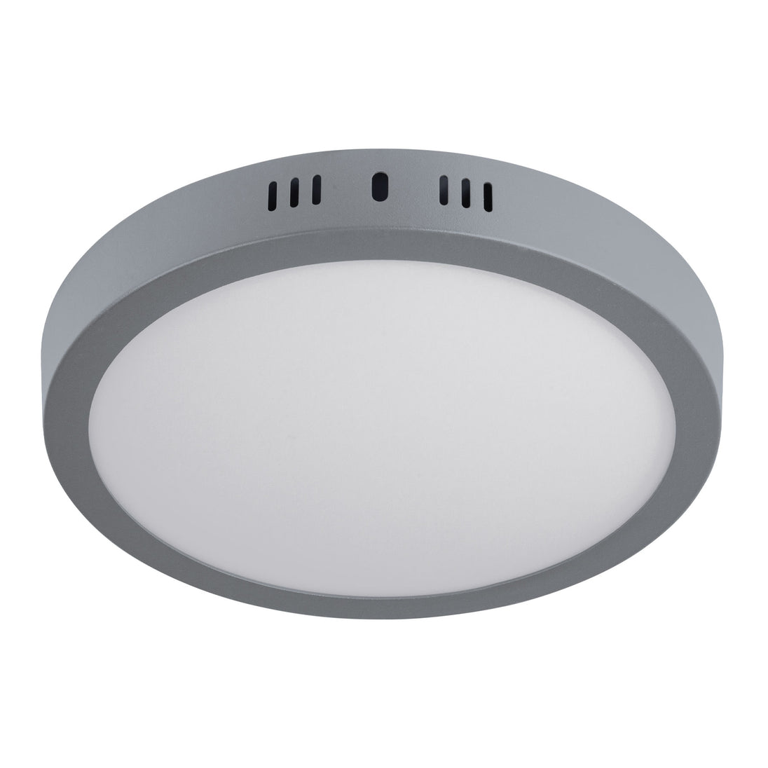 PLA-216L Luminario LED plafón 18W 6500K, redondo, gris, VOLTECK