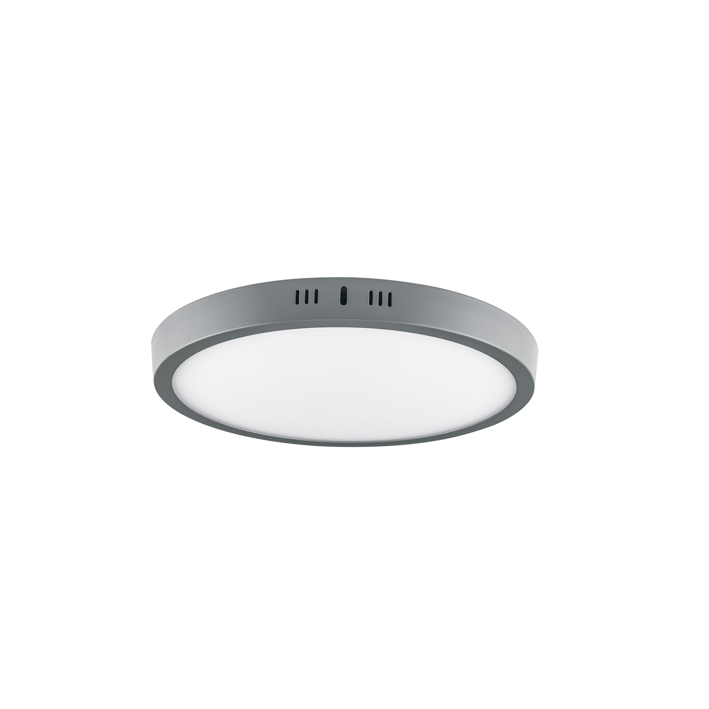 PLA-217L Luminario LED plafón 24W 6500K, redondo, gris, VOLTECK