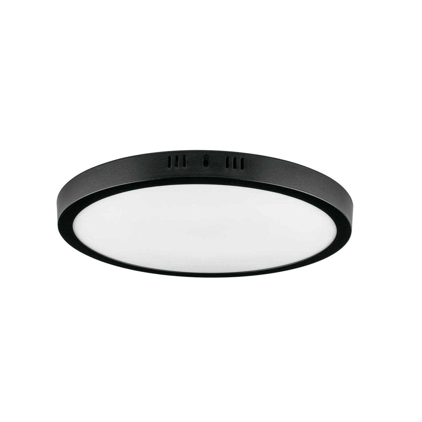 PLA-229L Luminario LED plafón 24W 6500K, redondo, negro, VOLTECK