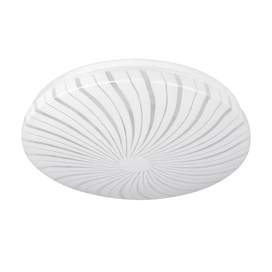PLA-301LC Luminario LED plafón decorativo 8W 3000K, espiral, BASIC