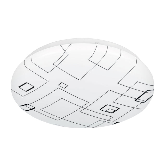PLA-501L Luminario LED plafón decorativo 8W 6500K, cuadros, BASIC