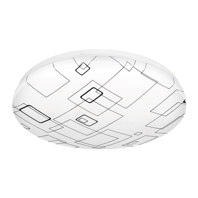 PLA-504L Luminario LED plafón decorativo 22W 6500K, cuadros, BASIC