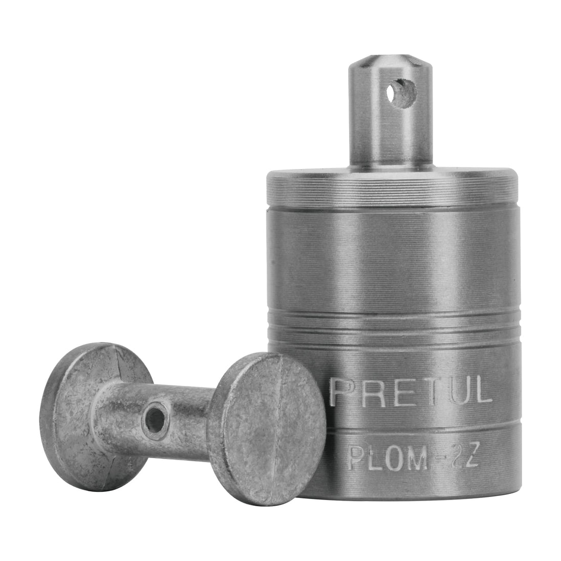 PLOM-2Z Plomada metálica de 310 g con centro, Pretul