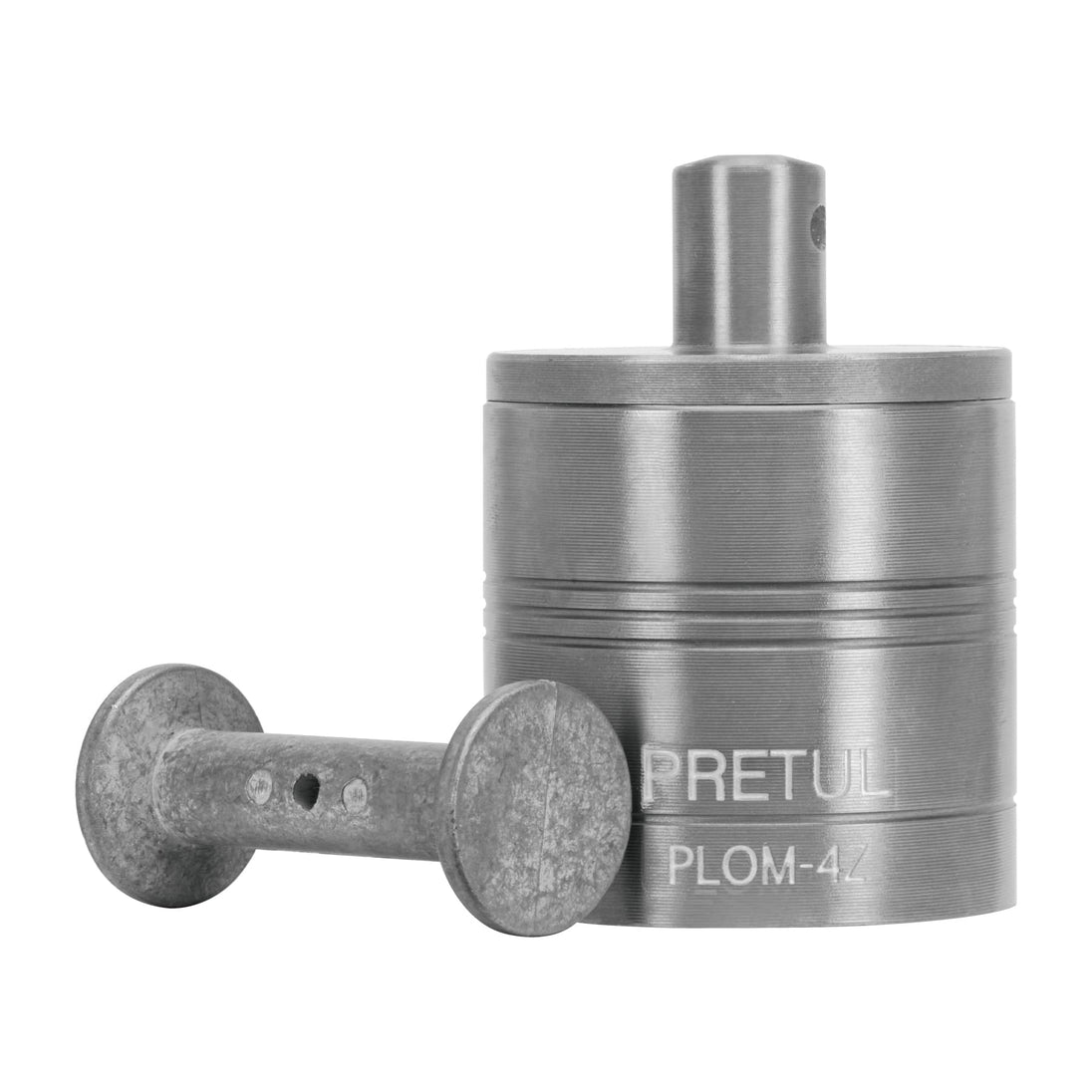 PLOM-4Z Plomada metálica de 675 g con centro, Pretul