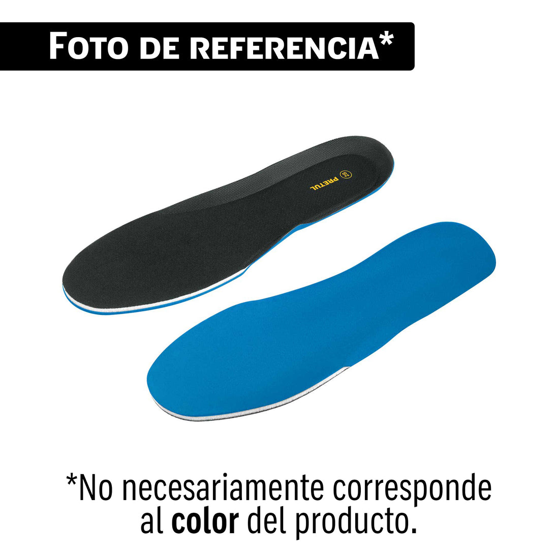 Plantillas Pretul PLZ-24TN Poliuretano Talla 39 | Seguridad Industrial