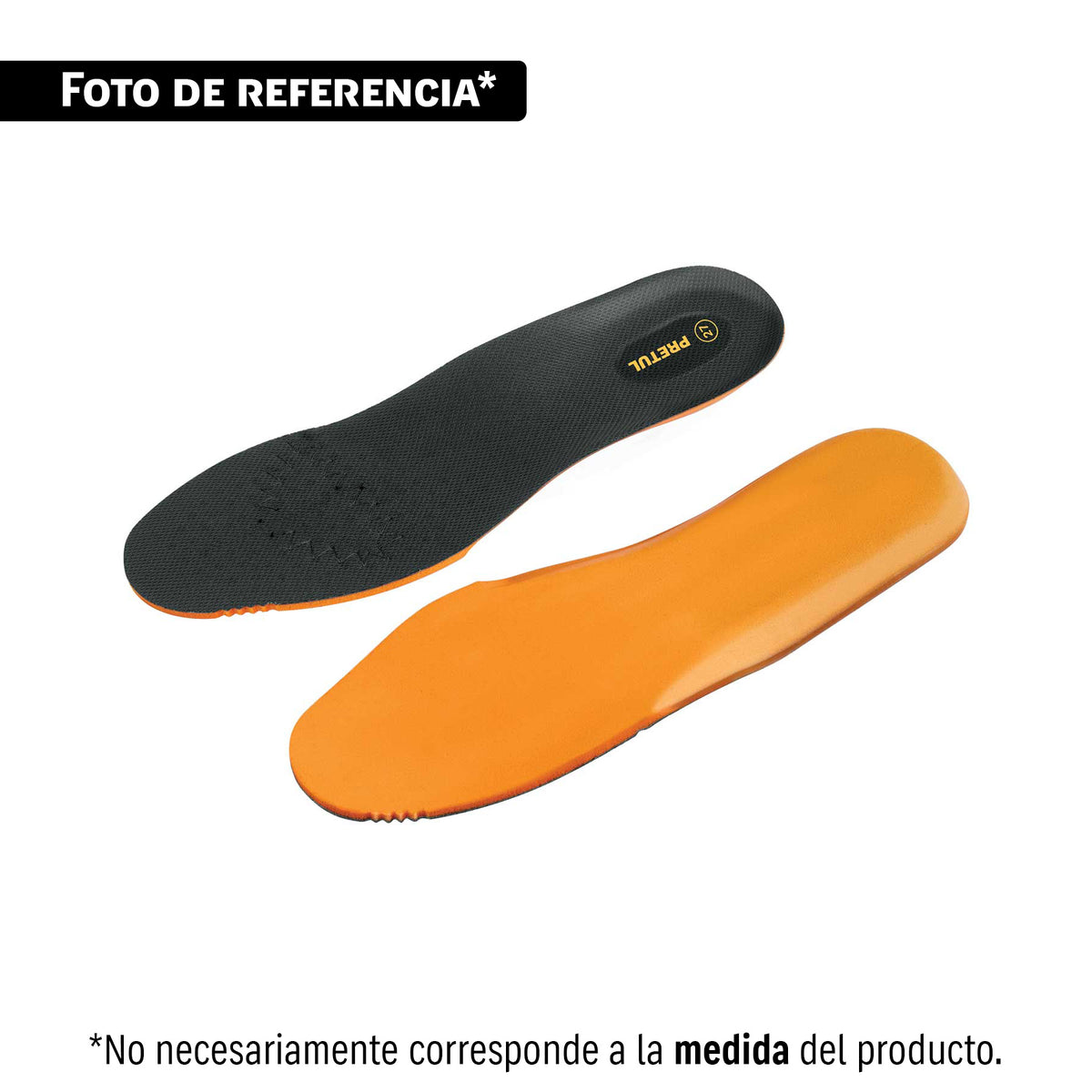 Plantilla Ergonómica Pretul PLZ-30P Talla 30 MX | Botas Seguridad