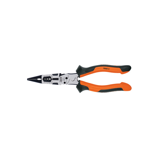 PMU-8PX Pinza multiuso 8" punta larga, comfort grip, Truper expert
