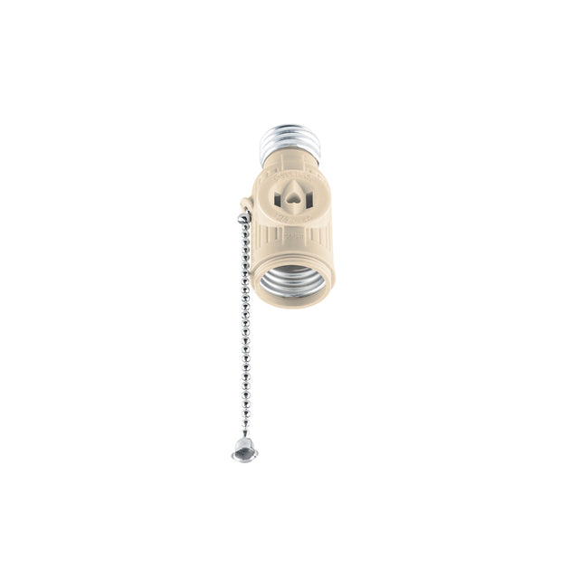 POBA-17 Portalámpara de baquelita, con interruptor de cadena VOLTECK