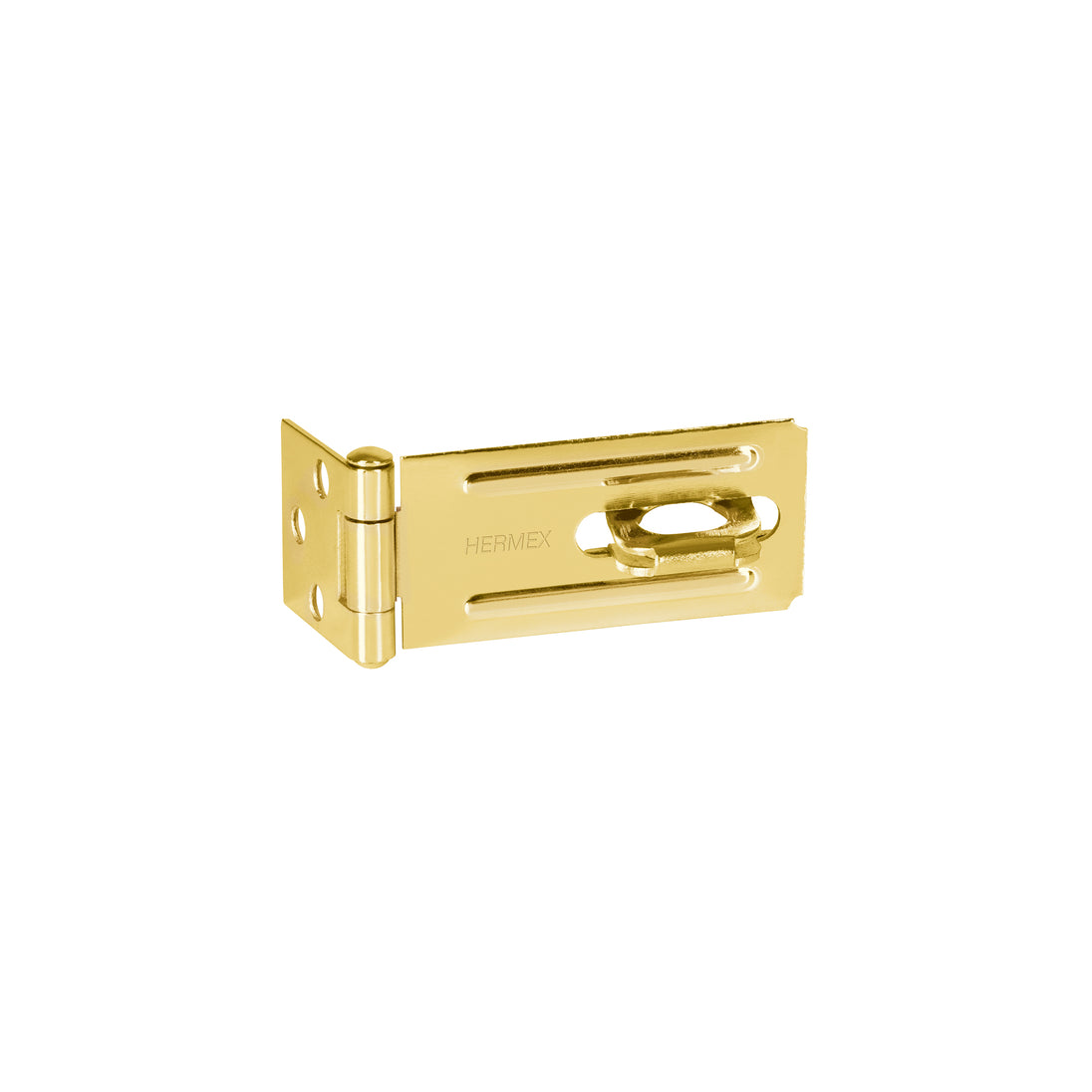 POCL-325 Portacandado de acero latonado 3-1/4", HERMEX