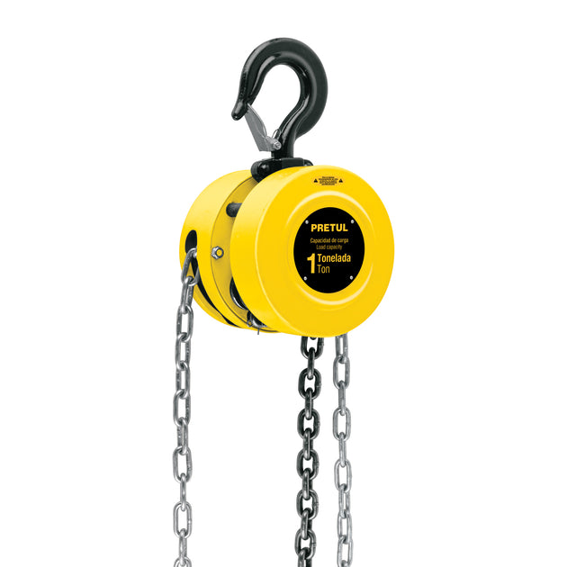 POL-1P Polipasto de cadena de 1 ton, PRETUL