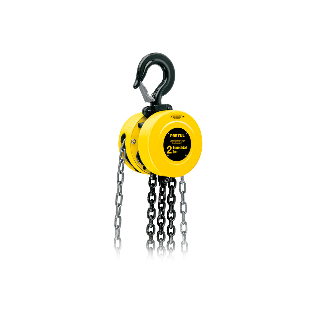 POL-2P Polipasto de cadena de 2 ton, PRETUL