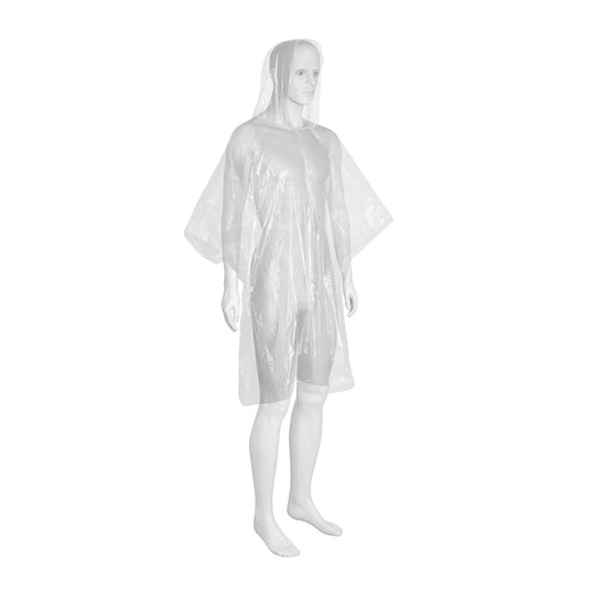 PONCHO-PD Poncho o capamanga desechable de polietileno, PRETUL