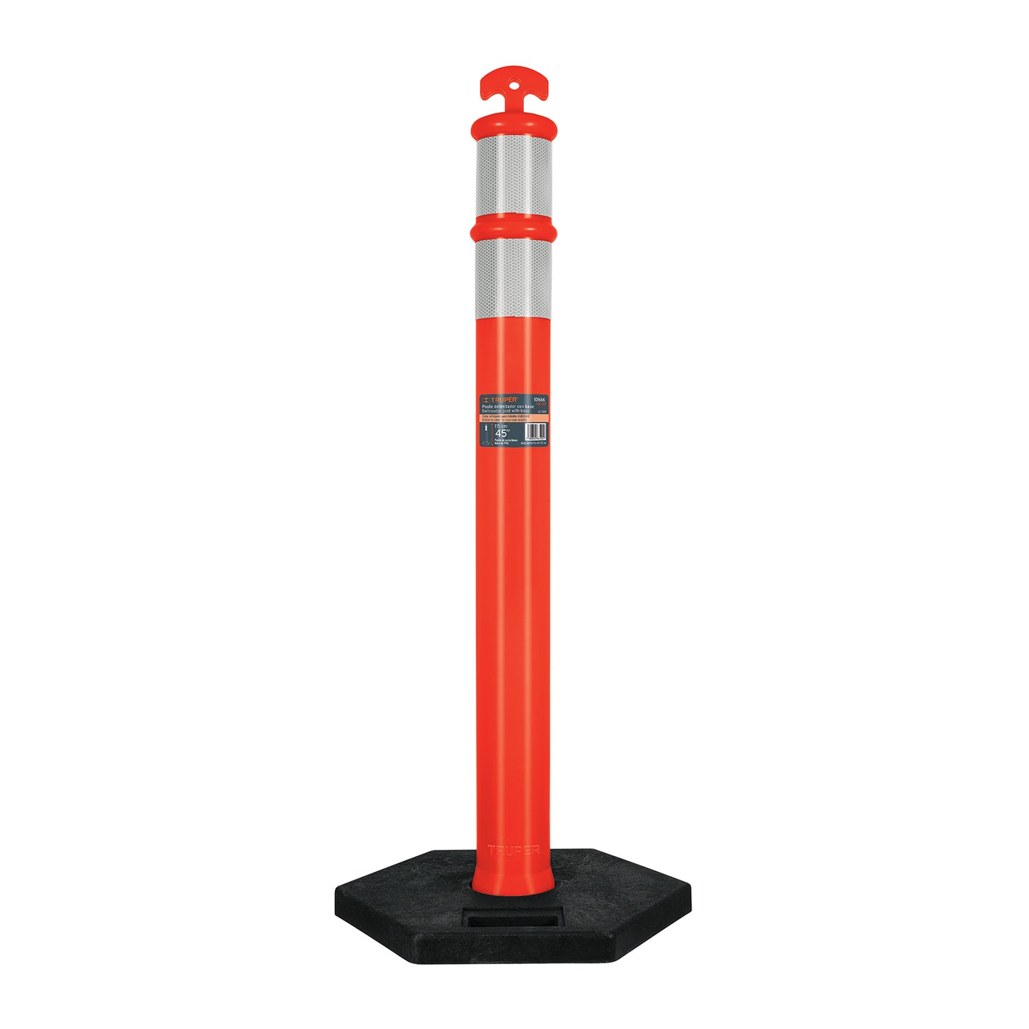 POS-115 Poste delimitador de 115 cm de alto con base y reflejante