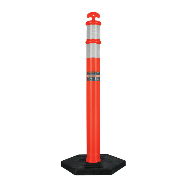 POS-115 Poste delimitador de 115 cm de alto con base y reflejante