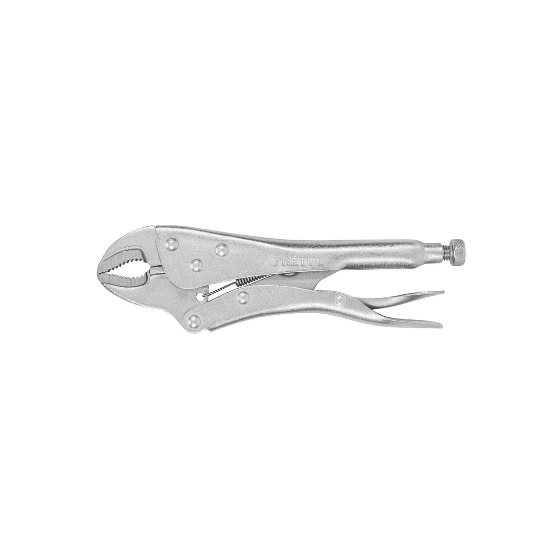 PP-10C Pinza de presión 10" mordaza curva, Pretul