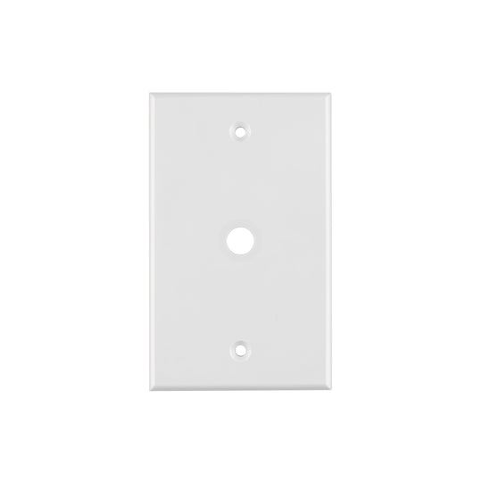 PPAN-SB Placa de ABS pasacable, Standard, blanco, Volteck