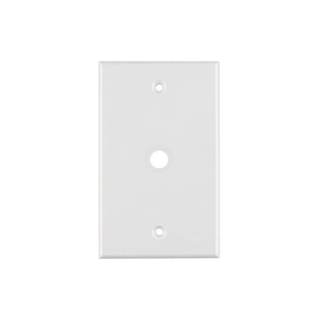 PPAN-SB Placa de ABS pasacable, Standard, blanco, Volteck