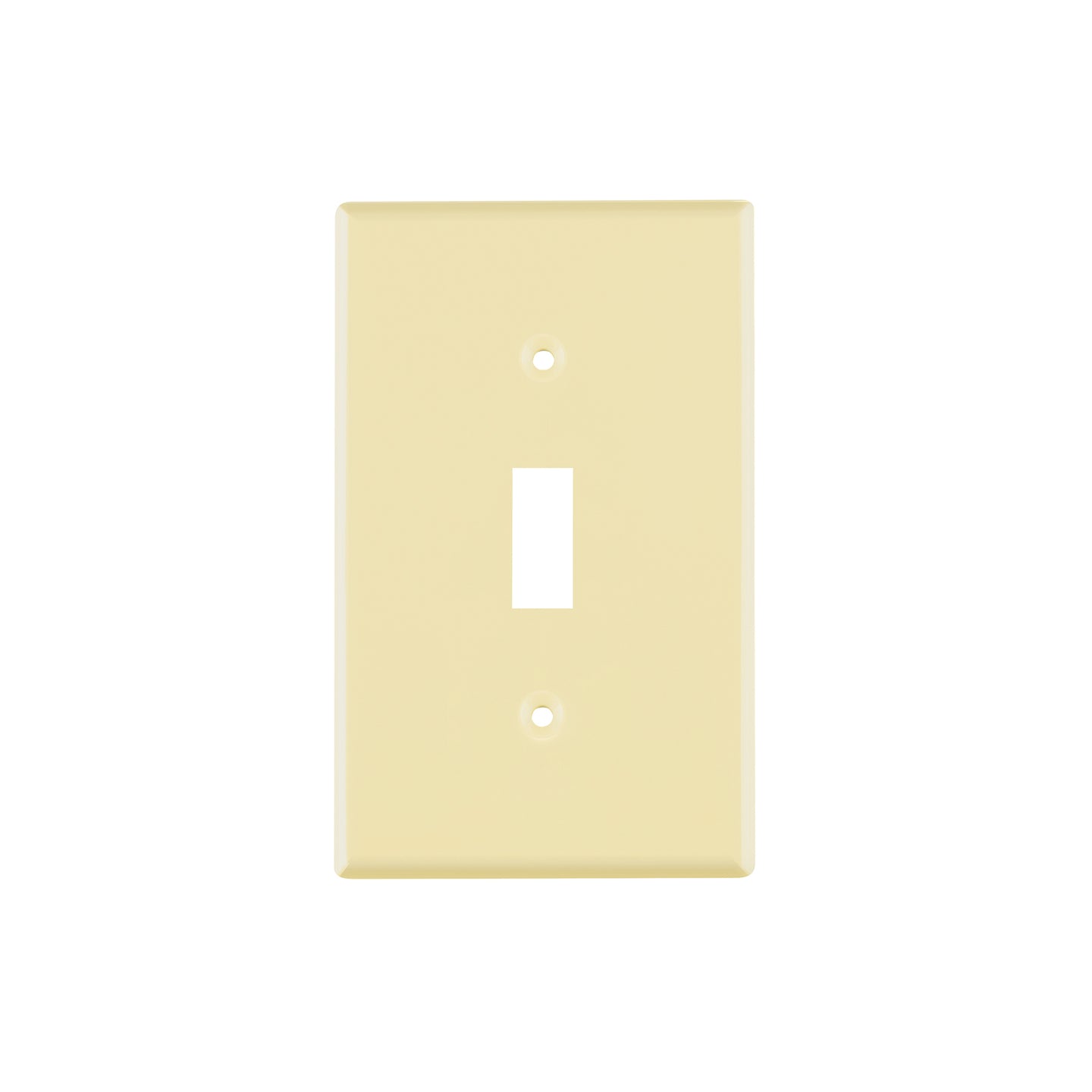 PPAP-S Placa de ABS para interruptor vertical, Standard, marfil