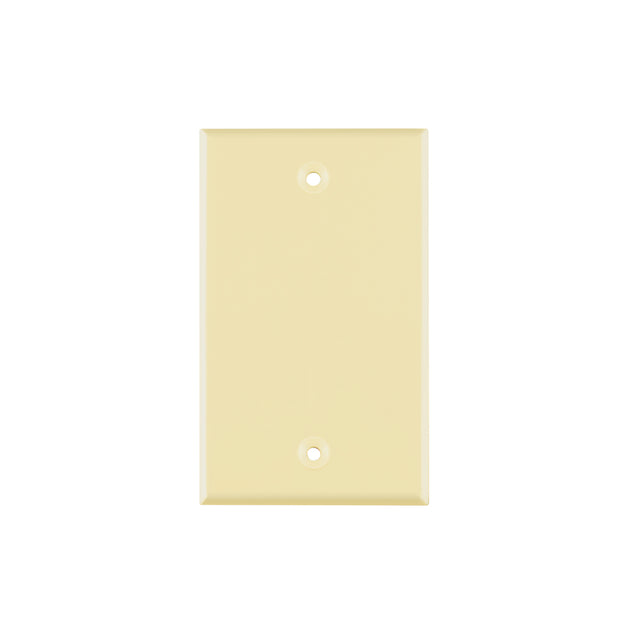 PPCI-S Placa de ABS ciega, Standard, marfil