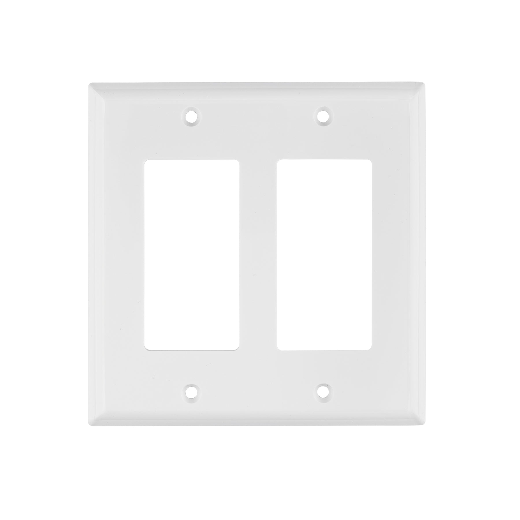 PPDO-CL Placa 2 ventanas, de policarbonato, línea Classic | Volteck
