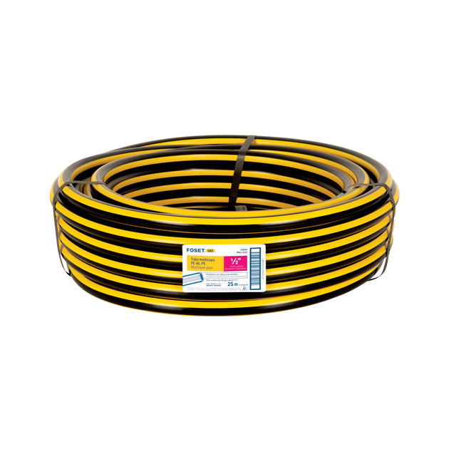 PPG-1225 Metro de manguera para gas, 1/2" PE-AL-PE en rollo de 25m
