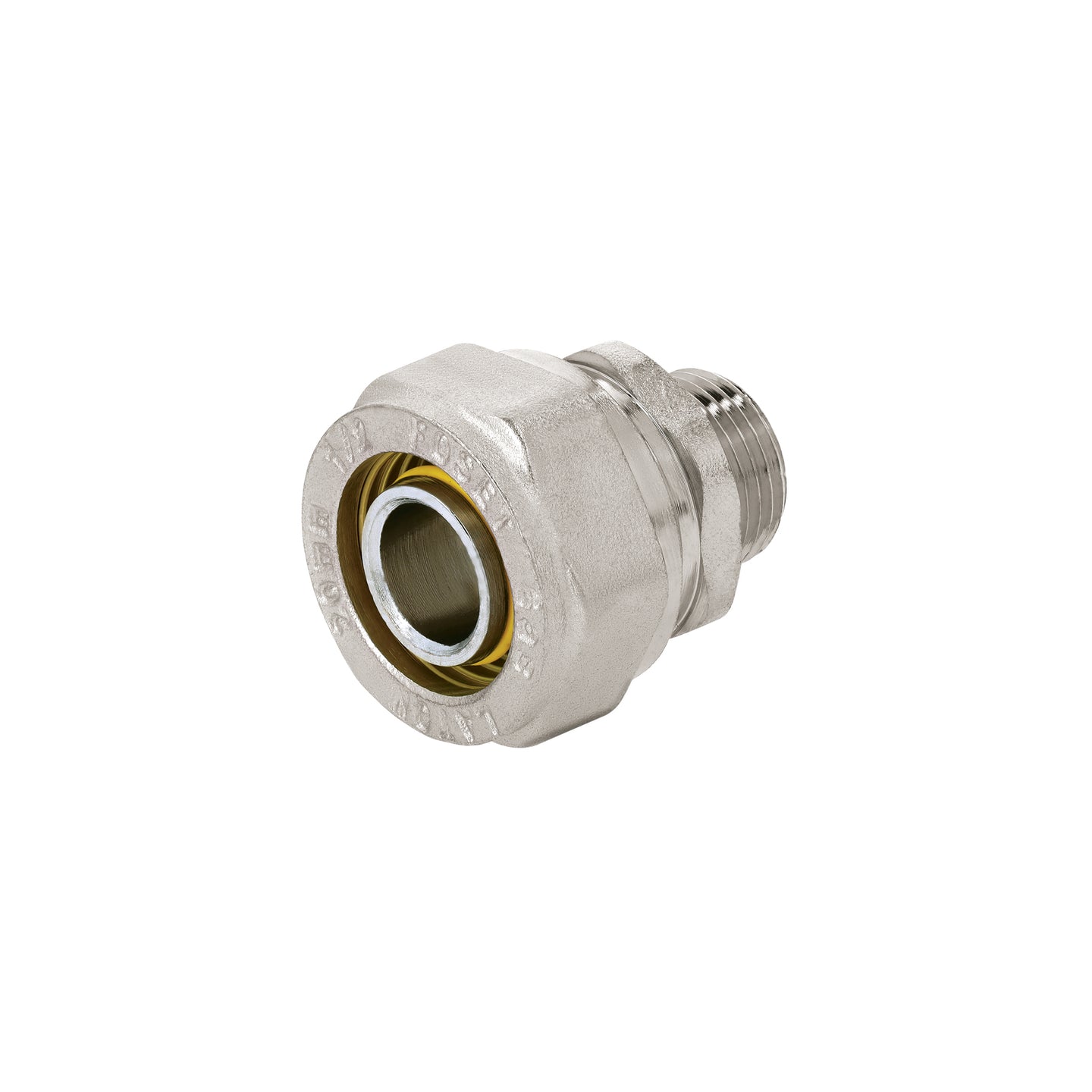 PPG-1238NM Conector para PEALPE, 1/2x3/8", con rosca macho, FOSET